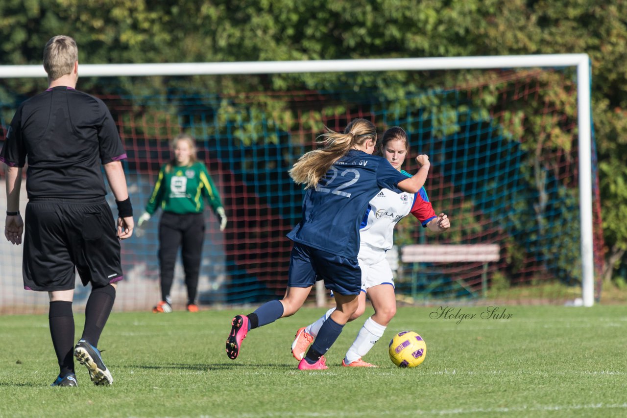 Bild 434 - B-Juniorinnen Krummesser SV - SV Henstedt Ulzburg : Ergebnis: 0:3